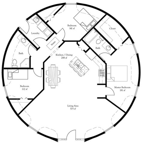 Monolithic Dome Homes Floor Plans Floorplansclick