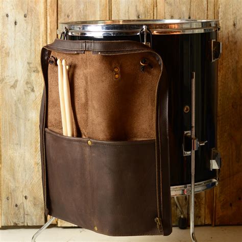 Vintage Style Leather Drumstick Bag By Pinegrove Leather