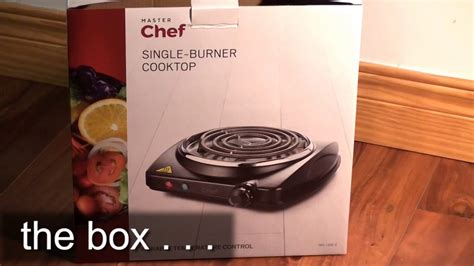 Unboxing Master Chef 043 1200 6 Single Burner Hot Plate YouTube