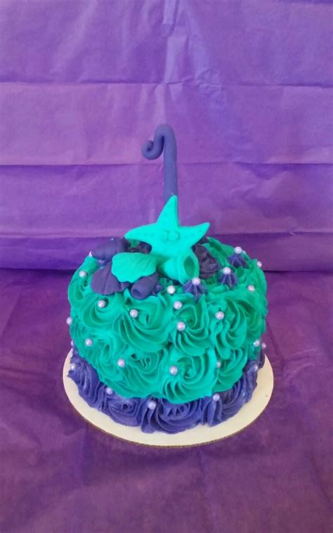 Under The Sea Smash Cake Cupcake Birthday Cake Smash Cake Girl Cake