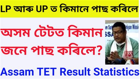 Assam Tet Result Statistics Assamresult Co In Today Assam