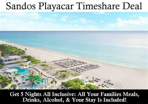 2022 All Inclusive Timeshare Promotions In Cancun Mexico
