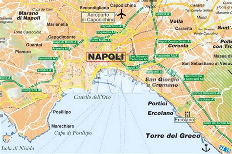 Napoli Cartina Centro