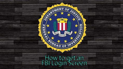 how to get an fbi login screen cia logon hd wallpaper pxfuel