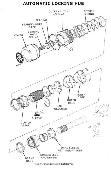 Diagram Ford Bronco Manual Locking Hub Diagram Mydiagramonline