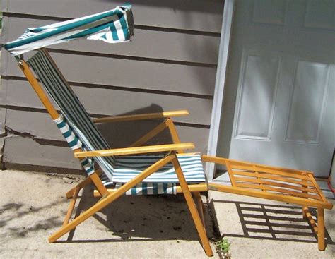 The best beach chairs on amazon, according to hyperenthusiastic reviewers, including a lounger, a beach mat, and an ultralight one that weighs two pounds, from brands like rio beach, kelty, coleman, tommy bahama, amazon basics best canopy beach chair. Vintage Telescope Wood & Canvas Folding Beach/Pool/Deck ...