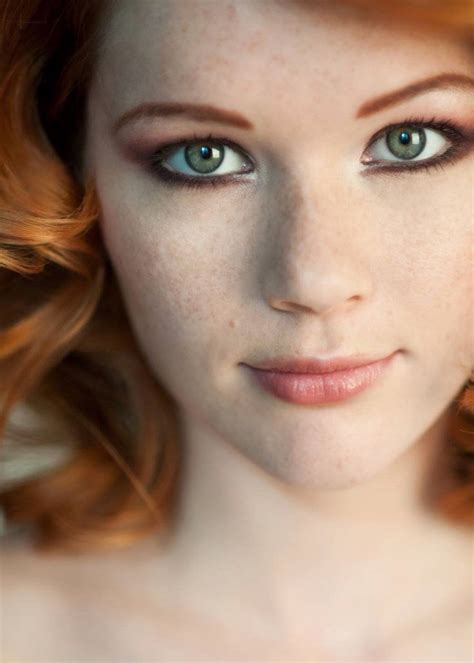 Green Eyed Ginger Ginger Hair Inspiration Pinterest