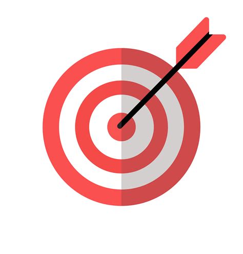 Simple Red Target Icon 1877226 Vector Art At Vecteezy