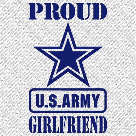 Proud Us Army Girlfriend Air Force Sexy Hot Girl Friend Vinyl Decal