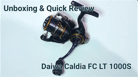 Unboxing Quick Review DAIWA CALDIA FC LT 1000S YouTube