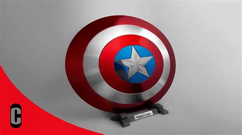 King Arts Captain America The Winter Soldier Shield Replica Classic Pedestal Youtube