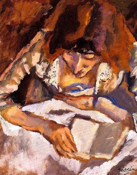 Hermine Reading Jules Pascin 1917 People Reading Girl Reading Book