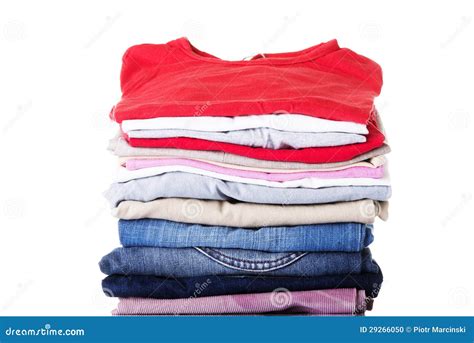 Stack Of Clothing Stock Photo Image Of Group Casual 29266050