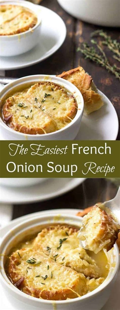 Caramelized onions in a cool, tangy creamy base and savory spices. Easy French Onion Soup Recipe (So Good) - Lavender & Macarons