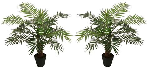 2 Best Artificial 90cm 3ft Paradise Palm Trees Outdoor Indoor Tropical