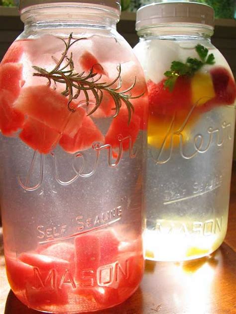 Easy Fruit And Herb Flavored Water Recipe Flavorite