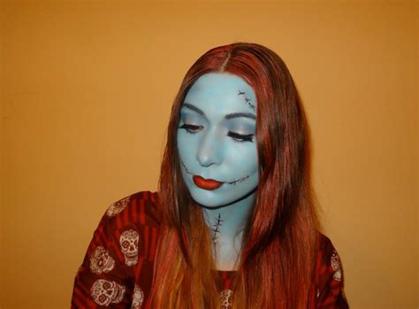 How To Do Makeup Like Sally From Nightmare Before Christmas Lovetoknow