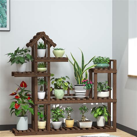 Maybe you would like to learn more about one of these? Pine Wood Plant Stands Indoor Outdoor Plant Shelf,Flower ...