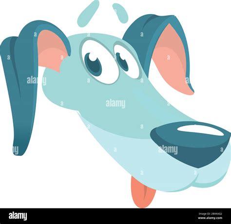 Cartoon Vector Illustration Of Cute Purebred Dachshund Doggy Head Icon