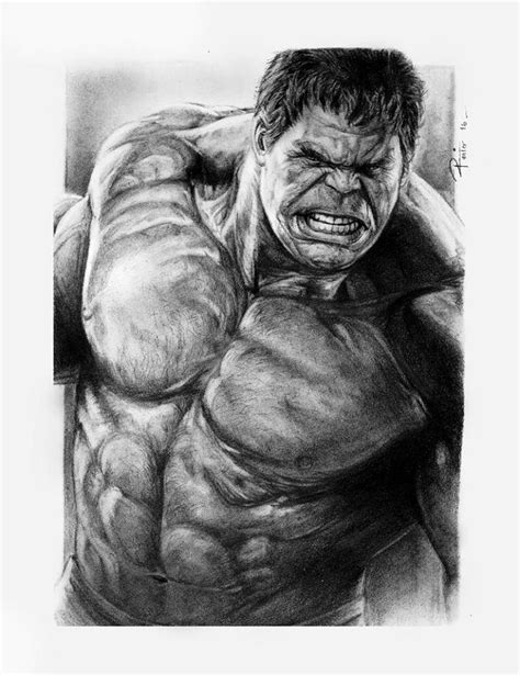 The Avengers Hulk By Reniervivas666 On Deviantart Hulk Sketch