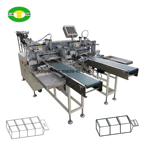 Semi Automatic Multi Bags Facial Tissue Paper Middle Packing Machine China Facial Tissue