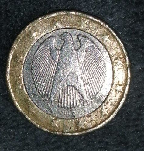 German Coin 1 Euro Deutschland 2002 Schatzwert