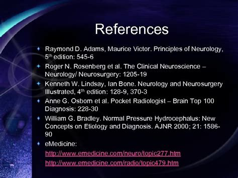 Normal Pressure Hydrocephalus Nph Date 2005 09 27 Speaker Int