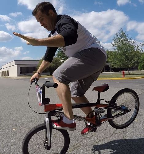 Firstly, ride at an average pace and then lift the front wheel by pulling the handlebars. Donny Robinson, Bike Check, Beginner BMX Racing League And ...