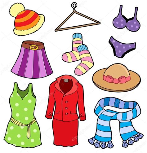 Woman Clothes Collection Stock Vector By ©clairev 2261678