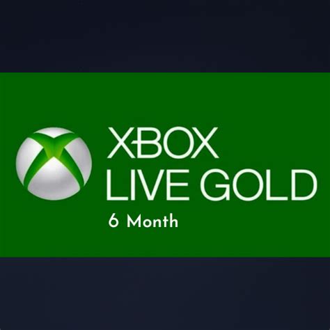 Buy 🔑xbox Live Gold 6 Month Global🌍 And Download