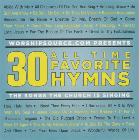30 All Time Favorite Hymns Amazonde Musik Cds And Vinyl