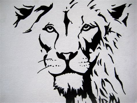 Free Lion Stencil Download Free Lion Stencil Png Images Free Cliparts