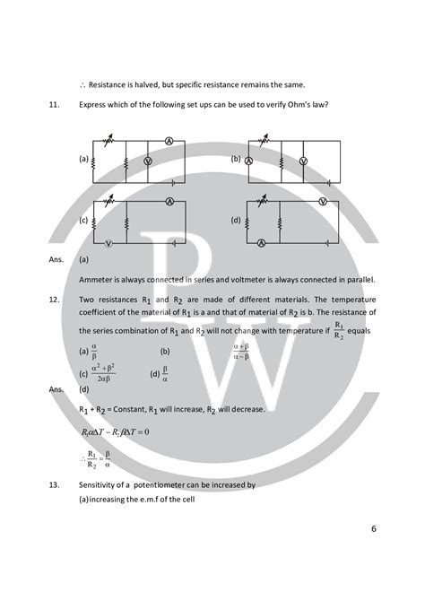 Important Questions For Class Physics Chapter Pw