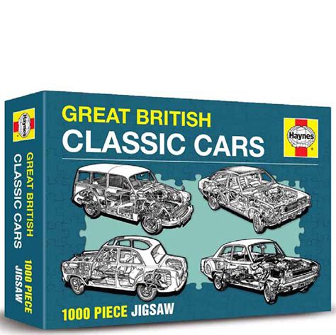 Great British Cars Haynes Edition Jigsaw Toys Zavvi