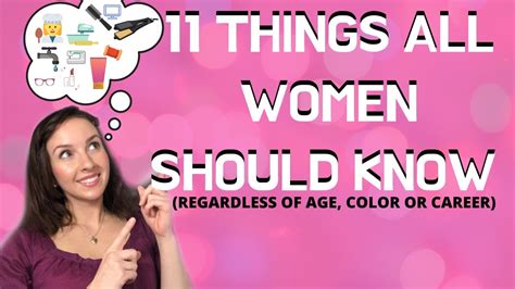 Things All Women Should Know Beauty Tips Lifestyle Tips Health Tips Youtube