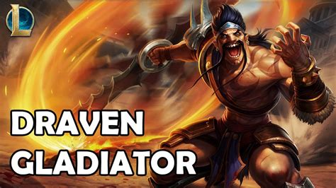 Gladiator Draven Skin Spotlight From League Of Legends Youtube