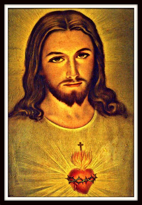 Sacred Heart Of Jesus Digital Art By Aron Chervin Pixels