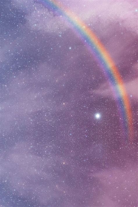 Rainbow Space Background Pink Galaxy Free Photo Rawpixel