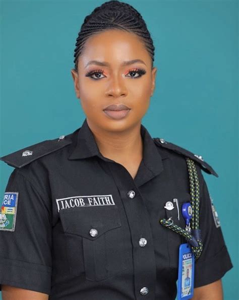 Young Beautiful Nigerian Police Woman Celebrates Her Birthday With Cute