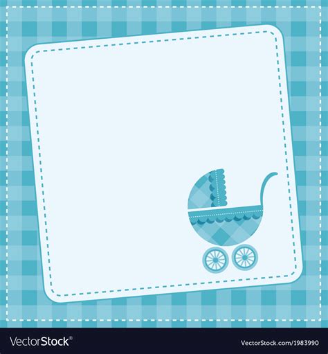 With this instant download you will receive a zip folder, which includes: Baby boy announcement card Royalty Free Vector Image