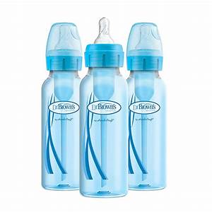 Dr Brown 39 S Options Baby Bottles 8 Ounce Blue 3 Count