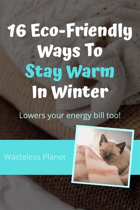 16 Eco Friendly Ways To Stay Warm In Winter Wasteless Planet