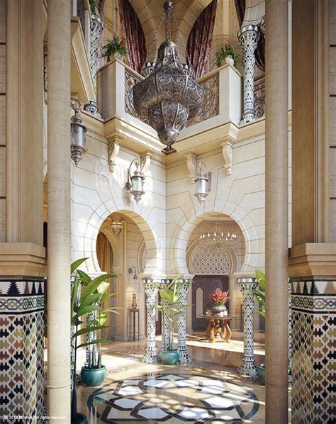 Oriental Spaces On Behance Islamic Architecture Moroccan Interiors