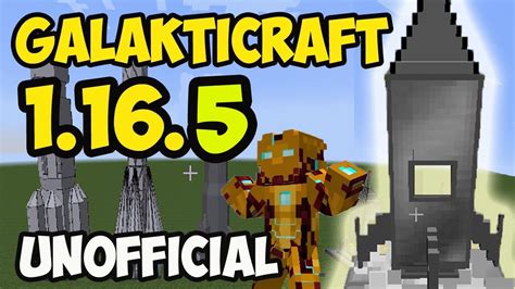 Minecraft 1.16.5 is an update to minecraft which was released on january 15, 2021. GALACTICRAFT MOD 1.16.5 minecraft - how to download ...