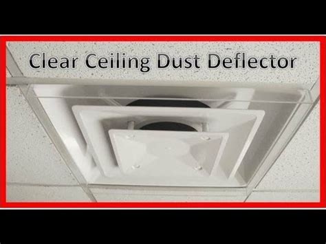 Ceiling ac vent deflector are your ac vents blowing dirt onto your ceiling? Item # 4871 Ceiling Dust Deflector-Clear - YouTube