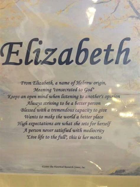 Meaning Of The Name Elizabeth Names With Meaning