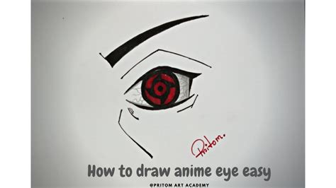 How To Draw Itachis Mangekyou Sharingan Step By Step Tutorial