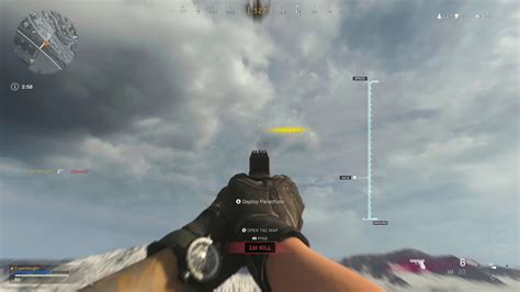 Call Of Duty Cod Warzone Parachute Drop Kill Youtube
