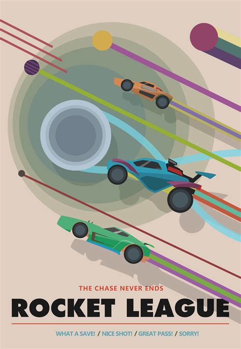 I Made A Rocket League Poster Based On Recent Released Nasa Posters