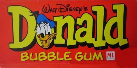 Nostalgie Kauwgom Donald Duck Gum Bubble Gum Chewing Gum